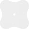 Ekena Millwork Luna Architectural Grade PVC Contemporary Ceiling Medallion, 30"OD x 3"ID x 10 1/2"C x 1"P CMP30LA-03000 - alternate 4